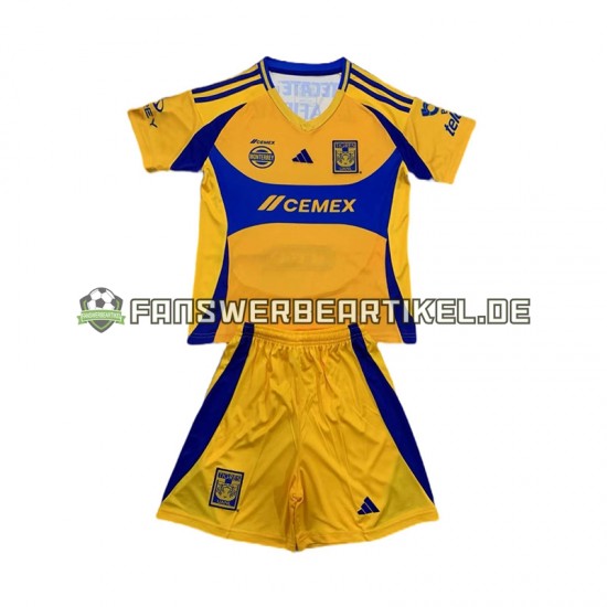 Trikot UANL Tigres Kinder Heimausrüstung 2024-2025 Kurzarm