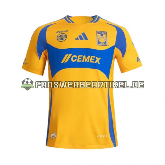 Trikot UANL Tigres Herren Heimausrüstung 2024-2025 Kurzarm