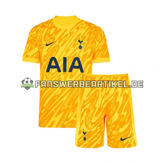 Torwart Trikot Tottenham Hotspur Kinder Heimausrüstung 2024-2025 Kurzarm