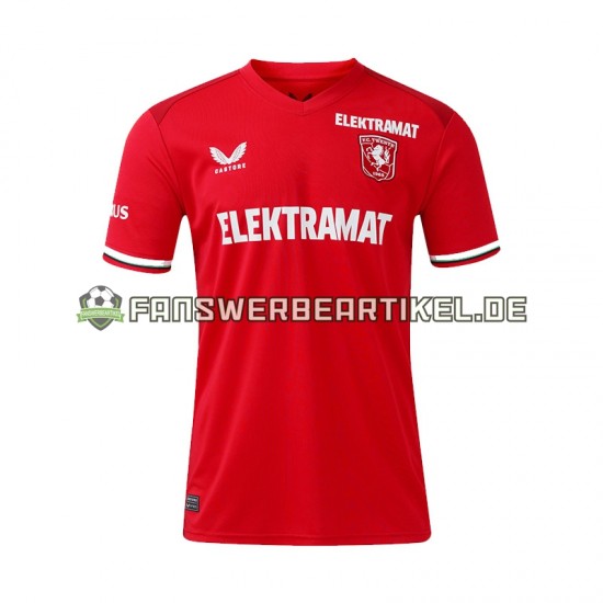 Trikot Twente Herren Heimausrüstung 2024-2025 Kurzarm