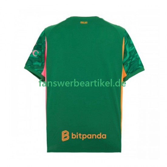 Torwart Trikot AC Mailand Herren Auswärtsausrüstung 2025-2026 Kurzarm