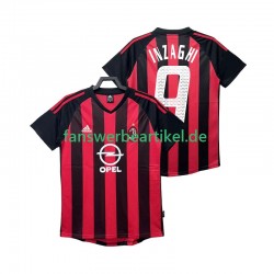 INZAGHI 9 Retro 2002 2003 Trikot AC Mailand Herren Heimausrüstung Kurzarm
