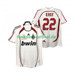 KAKA 22 Retro 2007 Trikot AC Mailand Herren Auswärtsausrüstung 2006 Kurzarm