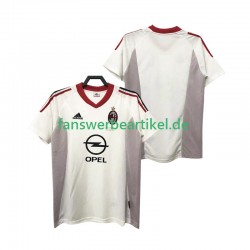 Retro 2005 Trikot AC Mailand Herren Auswärtsausrüstung 2004 Kurzarm