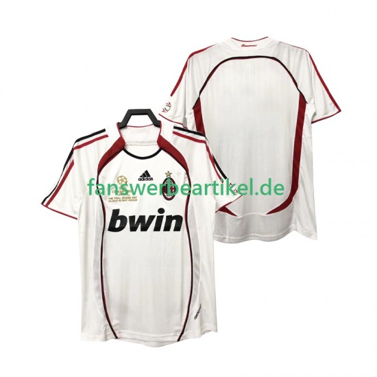 Retro 2007 Trikot AC Mailand Herren Auswärtsausrüstung 2006 Kurzarm