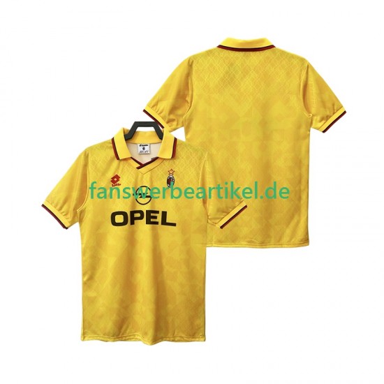 Retro 1995 1996 Trikot AC Mailand Herren Ausweich ausrüstung Kurzarm