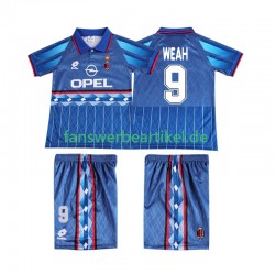 WEAH 9 Retro 1995 1996 Trikot AC Mailand Kinder Auswärtsausrüstung Kurzarm