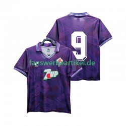 9 Retro 1992 1993 Trikot AC Florenz Herren Heimausrüstung Kurzarm