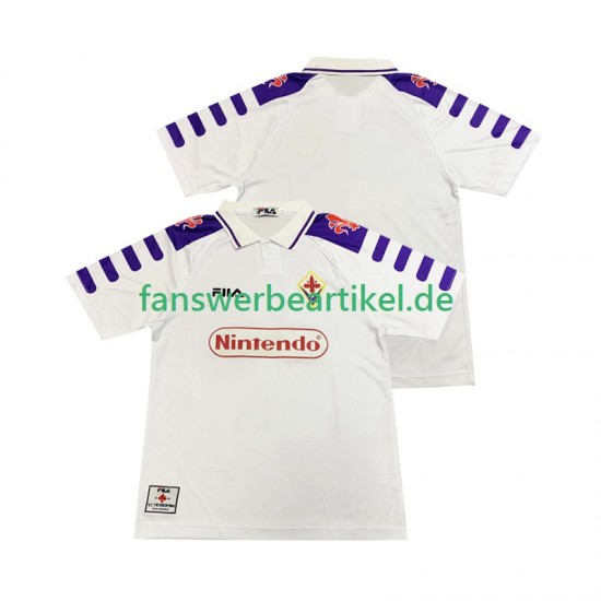 Retro 1998 Trikot AC Florenz Herren Auswärtsausrüstung 1999 Kurzarm