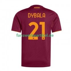 Dybala 21 Trikot AS Rom Herren Heimausrüstung 2025-2026 Kurzarm