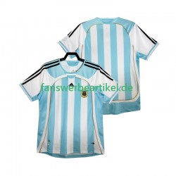 Retro 2014 Trikot Argentinien Herren Heimausrüstung Kurzarm