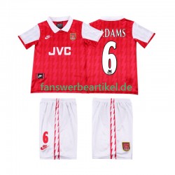 ADAMS 6 Retro 1996 Trikot Arsenal Kinder Heimausrüstung 1994 Kurzarm