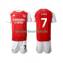 Bukayo Saka 7 Trikot Arsenal Kinder Heimausrüstung 2025-2026 Kurzarm