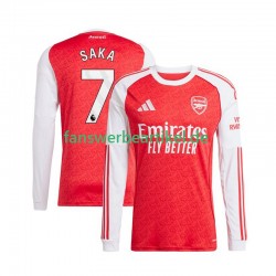 Bukayo Saka 7 Trikot Arsenal Herren Heimausrüstung 2025-2026 Langarm