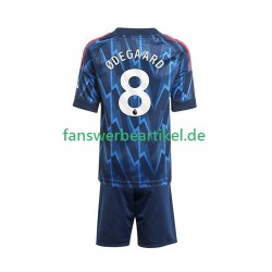 Martin Odegaard 8 Trikot Arsenal Kinder Auswärtsausrüstung 2025-2026 Kurzarm