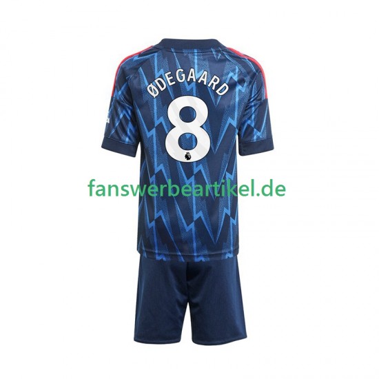 Martin Odegaard 8 Trikot Arsenal Kinder Auswärtsausrüstung 2025-2026 Kurzarm