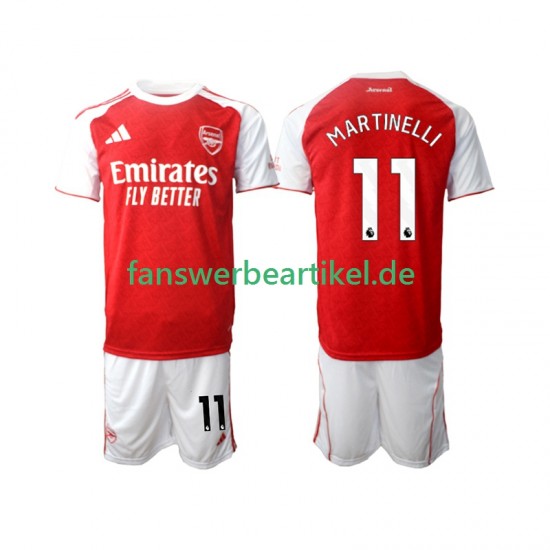 Martin Zubimendi 11 Trikot Arsenal Kinder Heimausrüstung 2025-2026 Kurzarm