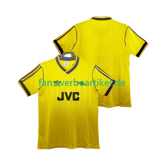 Retro 1986 1988 Trikot Arsenal Herren Auswärtsausrüstung Kurzarm