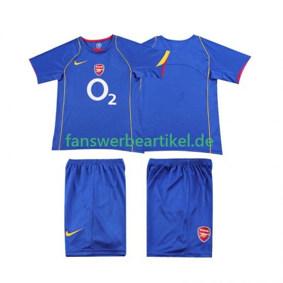 Retro 2005 Trikot Arsenal Kinder Auswärtsausrüstung 2004 Kurzarm