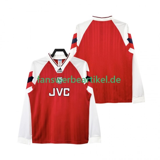 Retro 192 Trikot Arsenal Herren Heimausrüstung 1994 Langarm