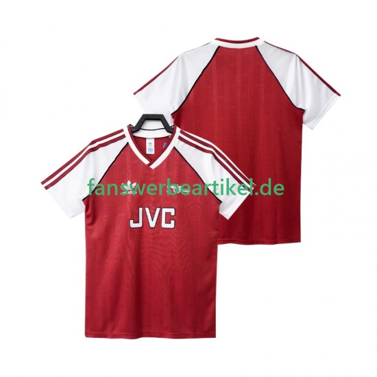Retro 1988 Trikot Arsenal Herren Heimausrüstung 1990 Kurzarm