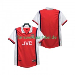Retro 1998 Trikot Arsenal Herren Heimausrüstung 1999 Kurzarm