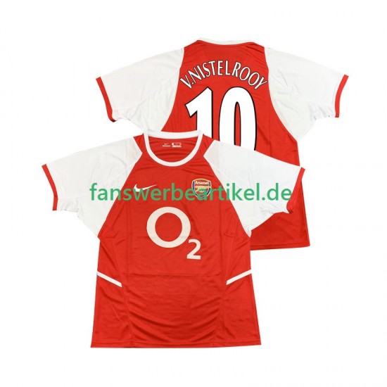 Ruud van Nistelrooy 10 Retro 2002 2003 Trikot Arsenal Herren Heimausrüstung Kurzarm