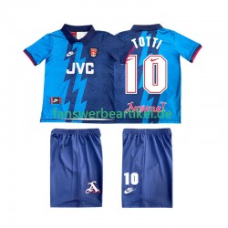 TOTTI 10 Retro 1995 1996 Trikot Arsenal Kinder Auswärtsausrüstung Kurzarm