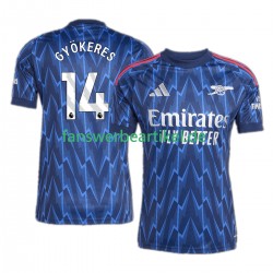 Viktor Gyokeres 14 Trikot Arsenal Herren Auswärtsausrüstung 2025-2026 Kurzarm