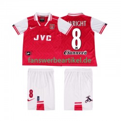 WRIGHT 8 Retro 1996 1997 Trikot Arsenal Kinder Heimausrüstung Kurzarm