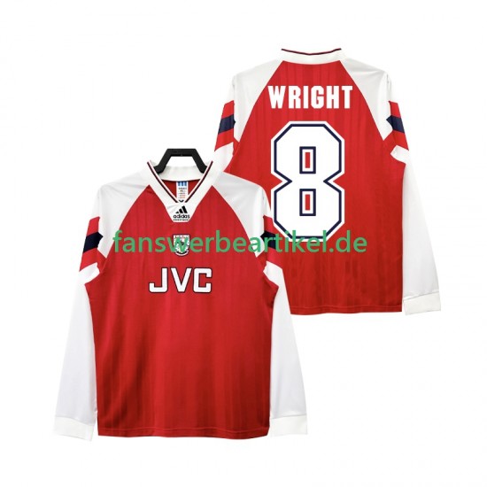 WRIGHT 8 Retro 192 Trikot Arsenal Herren Heimausrüstung 1994 Langarm