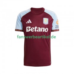 Trikot Aston Villa Herren Heimausrüstung 2025-2026 Kurzarm