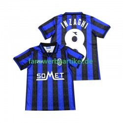 INZAGHI 8 1996 1997 Trikot Atalanta Bergamo Herren Heimausrüstung Kurzarm