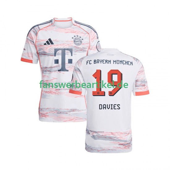 Alphonso Davies 19 Trikot FC Bayern München Herren Auswärtsausrüstung 2025-2026 Kurzarm
