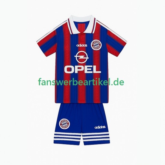 Retro 1995 1997 Trikot FC Bayern München Kinder Heimausrüstung Kurzarm