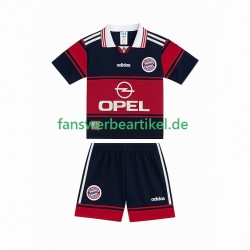 Retro 1997 Trikot FC Bayern München Kinder Heimausrüstung 1999 Kurzarm