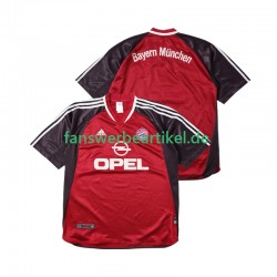 Retro 2001 2002 Trikot FC Bayern München Herren Heimausrüstung Kurzarm