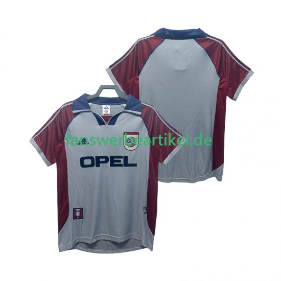 Retro 1998 Trikot FC Bayern München Herren Ausweich ausrüstung 1999 Kurzarm