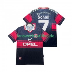 Scholl 7 Retro 1997 Trikot FC Bayern München Herren Heimausrüstung 1999 Kurzarm