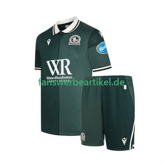 Blackburn Rovers Trikot Kinder Ausweich ausrüstung 2025-2026 Kurzarm