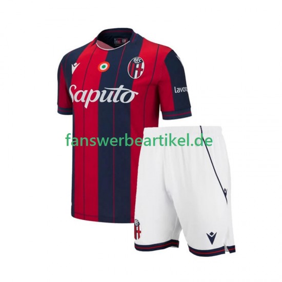 Bologna Trikot Kinder Heimausrüstung 2025-2026 Kurzarm