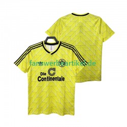 Retro 1988 1989 Trikot Borussia Dortmund Herren Heimausrüstung Kurzarm