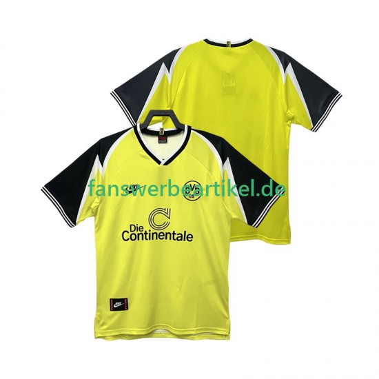 Retro 1995 1996 Trikot Borussia Dortmund Herren Heimausrüstung Kurzarm