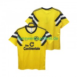 Retro DFB-POKAL 1989 Trikot Borussia Dortmund Herren Heimausrüstung Kurzarm