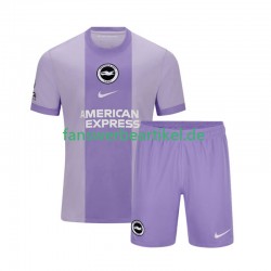 Trikot Brighton Hove Albion Kinder Auswärtsausrüstung 2025-2026 Kurzarm