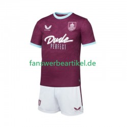 Burnley Trikot Kinder Heimausrüstung 2025-2026 Kurzarm