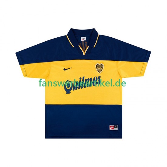 Retro 2000 Trikot Boca Juniors Herren Heimausrüstung 1999 Kurzarm