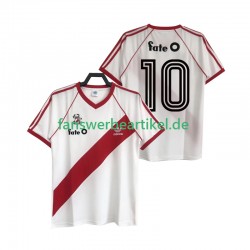 10 Retro 1986 Trikot River Plate Herren Heimausrüstung Kurzarm