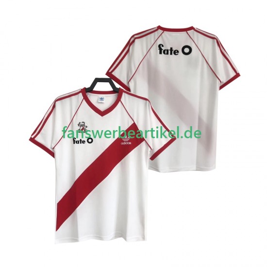 Retro 1986 Trikot River Plate Herren Heimausrüstung Kurzarm