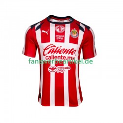 Trikot Deportivo Guadalajara Herren Heimausrüstung 2025-2026 Kurzarm